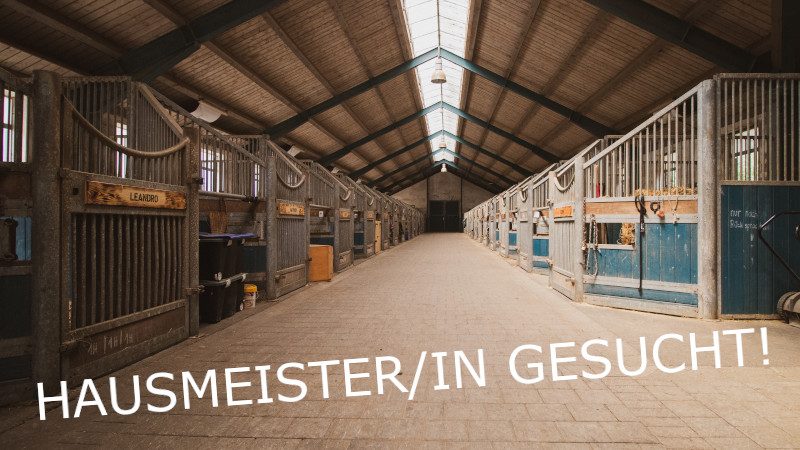 Hausmeister/in für unseren Reitstall&nbsp;gesucht!