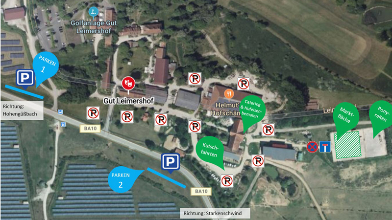 Flohmarkt auf Gut Leimershof am 06.07.25 –&nbsp;Lageplan