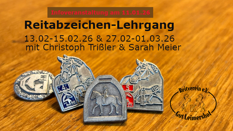 Reitabzeichen-Lehrgang Christoph Trißler Feb&nbsp;26