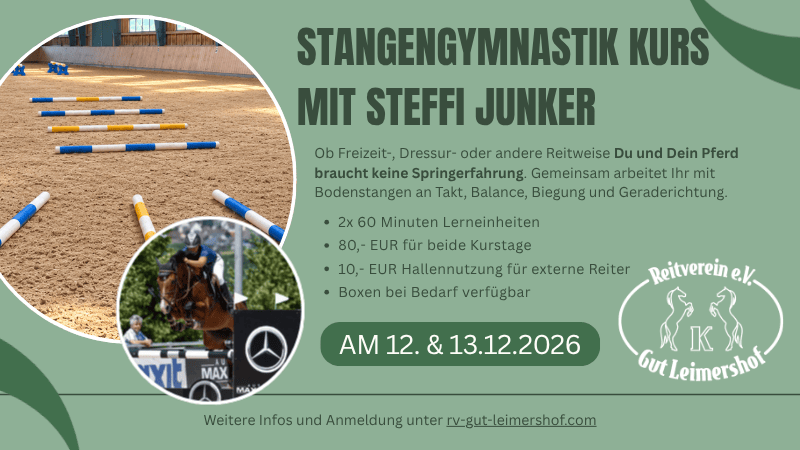 Stangengymnastik Kurs mit Steffi Junker 12. &&nbsp;13.12.26